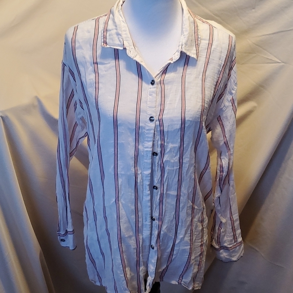 Splendid Long Sleeved Blouse SZ SM